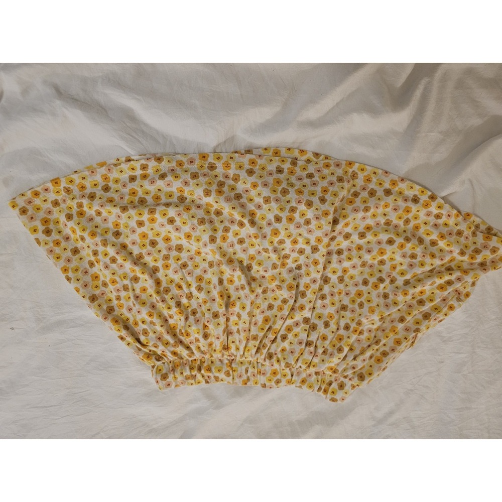 Cat & Jack Girls 8 Floral Skort Skirt w Built-In Shorts Cream Yellow - Picture 5 of 5